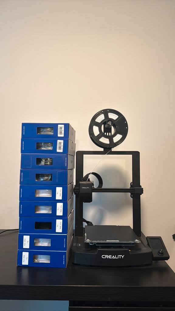 Creality Ender 3 V3 SE + 10 rollen PLA+ (bijna nieuw), Computers en Software, 3D Printers, Zo goed als nieuw, Ophalen