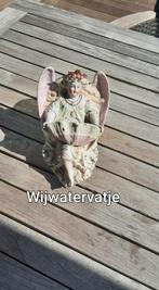 Porseleinen wijwatervat met engel, Ophalen of Verzenden