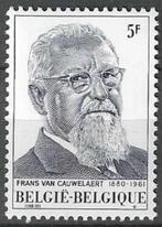 Belgie 1980 - Yvert 1964 /OBP 1965 - Frans van Cauwelaert (P, Verzenden, Postfris, Postfris