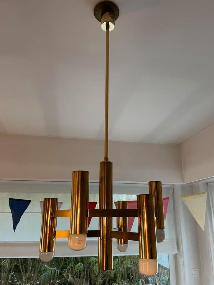 Prachtige vintage Sciolari lamp, Huis en Inrichting, Lampen | Hanglampen, Gebruikt, Ophalen