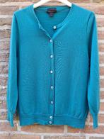 100 % Italian Cashmere cardigan 'J.CREW' - maat 38, Ophalen of Verzenden, Zo goed als nieuw, Maat 38/40 (M), Blauw