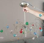 vintage hanglamp Harco Loor met Murano kristalglas (Replica), Ophalen of Verzenden, Glas