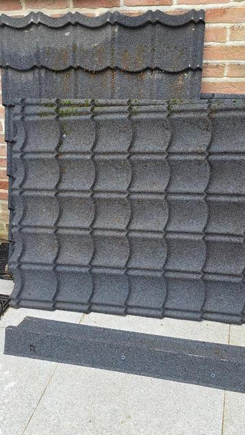 tuinhuis - dakpanplaten van Aqua-pan antraciet beschikbaar voor biedingen