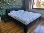 Zwart bed Auping Auronde 180x200 cm, Huis en Inrichting, Slaapkamer | Bedden, Ophalen, Gebruikt, Zwart, Tweepersoons