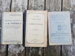 Lot oude leerboeken - physique - grammaire - rekentafels, Enlèvement ou Envoi