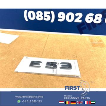 ZWART LOGO W213 C238 E53 AMG EMBLEEM ZWART EMBLEMEN E 53 KLA beschikbaar voor biedingen