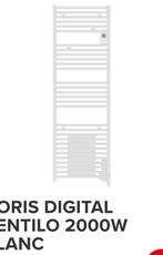 Radiateur seche serviette Atlantic electrique 2000W, Bricolage & Construction, Chauffage & Radiateurs, Enlèvement, 80 cm ou plus