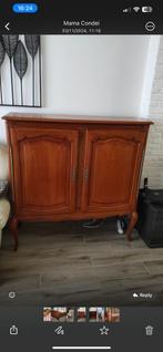 Vintage kast in Willebroek, Huis en Inrichting, Kasten | Vitrinekasten, Ophalen, Met deur(en), 100 tot 150 cm, 100 tot 150 cm