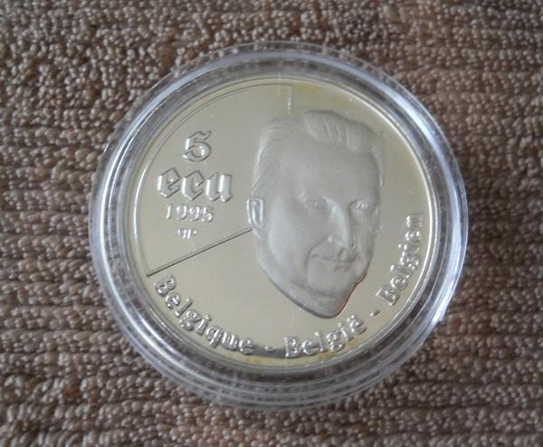 5 ECU 1995 Belgique Albert II - Nations Unies QP, Postzegels en Munten, Munten | België, Ophalen of Verzenden