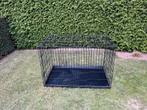 Grote zwarte hondenbech XXL, Dieren en Toebehoren, Hondenbenches, Ophalen, Gebruikt