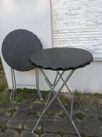 opvouwbare ronde tafel 110 x 80, Huis en Inrichting, Tafels | Statafels, Ophalen, Gebruikt