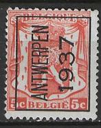 Belgie 1937 - OBP 290pre - Staatswapen - Antwerpen (ZG), Postzegels en Munten, Verzenden, Postfris, Zonder gom