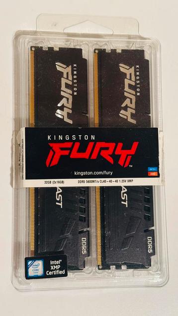 Kingston FURY Beast DDR5 – 32 Go (2x16 Go) beschikbaar voor biedingen