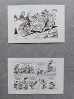 Bandes dessinées de Sleen et Franquin (cyclisme), Enlèvement ou Envoi, Comme neuf, Affiche, Image ou Autocollant