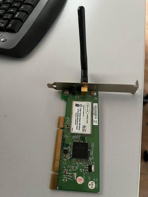 BELKIN Wireless Desktop Netwerk Card - High Speed, Computers en Software, Netwerkkaarten, Zo goed als nieuw, Intern, Ophalen of Verzenden