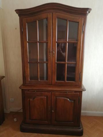 Tv-kast en/of bibliotheek, Huis en Inrichting, Ophalen of Verzenden, Gebruikt, Overige houtsoorten, Klassiek