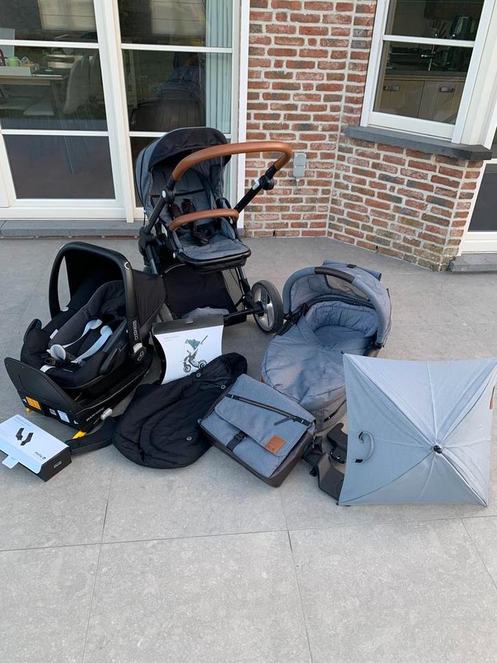 Mutsy buggy en maxicosi, Kinderen en Baby's, Kinderwagens en Combinaties, Zo goed als nieuw, Combiwagen, Mutsy, Met autostoeltje