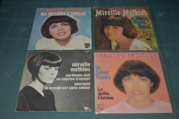 45t's uit het enorme repertoire van Mireille MATHIEU disponible aux enchères