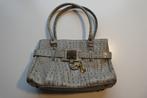 Handtas NATHAN met korte draagriem, Handtassen en Accessoires, Tassen | Damestassen, Ophalen of Verzenden, Gebruikt, Grijs, Handtas