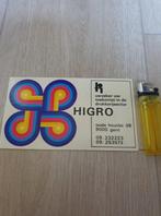 Sticker Higro, Verzamelen, Ophalen of Verzenden