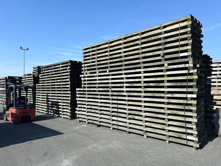 Eiken gordingen winddroog, Doe-het-zelf en Bouw, Hout en Planken, Nieuw, Balk, Eiken, 300 cm of meer, 50 mm of meer, Ophalen