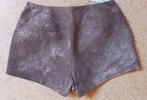 Echt lederen shortje, gevoerd, maat 40, nieuw, Kleding | Dames, Broeken en Pantalons, Ophalen, Nieuw, Maat 38/40 (M)