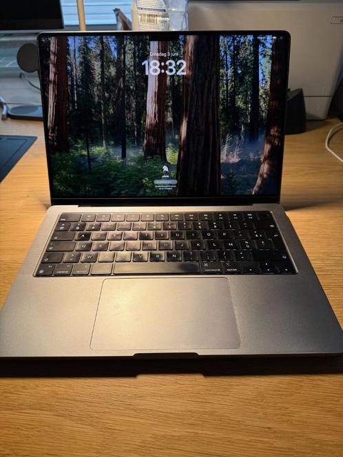 MacBook Pro 14” M1 (2021) AZERTY / 16GB RAM / 512GB SSD, Computers en Software, Apple Macbooks, Zo goed als nieuw, MacBook, Overige groottes