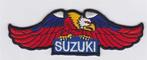Suzuki stoffen opstrijk patch embleem #8, Motoren, Verzenden, Nieuw