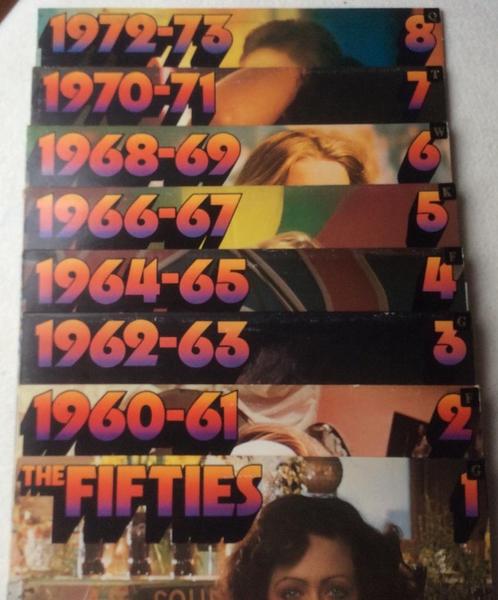 8 LP Fifties tot en met 1973 Golden hitparade prijs verlaagd, Cd's en Dvd's, Vinyl | Pop, Zo goed als nieuw, 1960 tot 1980, 12 inch