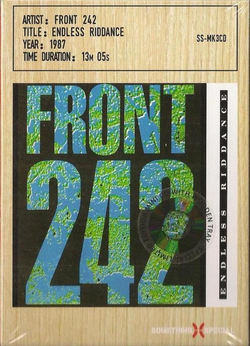 FRONT 242 ENDLESS RIDANCE LIMITED CD IN WOODEN BOX + STICKER, Cd's en Dvd's, Cd's | Overige Cd's, Nieuw in verpakking, Verzenden