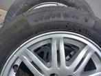 4 jantes et 4 pneus été 205/55 R 16   91V, Auto-onderdelen, Banden en Velgen, Gebruikt, 16 inch, Banden en Velgen, 205 mm