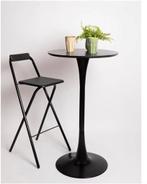 Milton & Oldbrook Folding Bar Stool footrest, Ophalen, Kunststof, Met voetsteun, 60 tot 90 cm