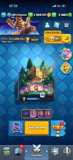 Clash royale top account, Enlèvement