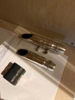 Selmer zilveren mondstuk alt en tenor, Ophalen of Verzenden, Zo goed als nieuw, Alt