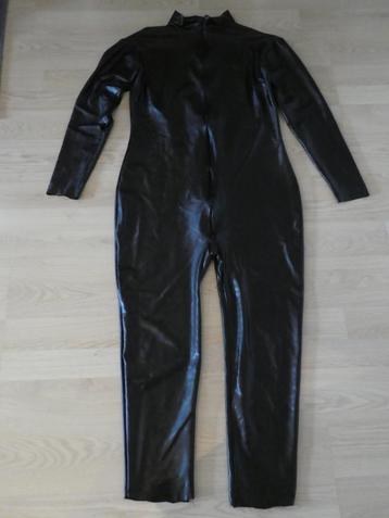 Jumpsuit Wetlook Zwart Unisex