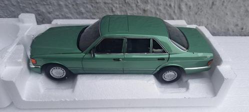 Mercedes-Benz 560 SEL 1991 Light Green Metallic 1:18ème, Hobby en Vrije tijd, Modelauto's | 1:18, Nieuw, Auto, Norev, Ophalen of Verzenden