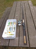 Canne brochet Garbolino 2,70m ACT 20-60gr+Shimano 2500 +leur, Watersport en Boten, Hengelsport | Roofvissen, Ophalen, Zo goed als nieuw