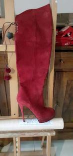 Bottes cuissardes femmes rouge, Vêtements | Femmes, Chaussures, Rouge, Enlèvement, Porté, Bottes hautes