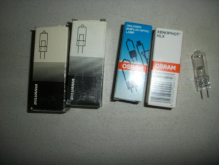Halogeen vervanglamp voor projector, Huis en Inrichting, Lampen | Losse lampen, Nieuw, 60 watt of meer, Bipin of Steekvoet, Ophalen