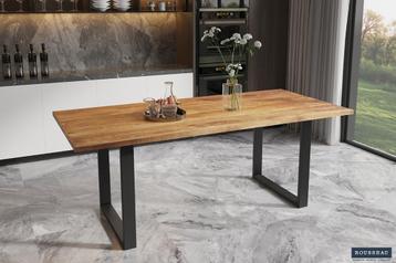 T8 Eettafel Nicola in Mango Hout NIEUW 200x100cm + Levering beschikbaar voor biedingen