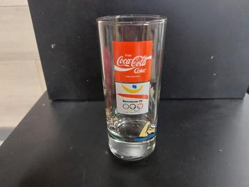 Oud coca cola glas Olympische spelen  92 beschikbaar voor biedingen