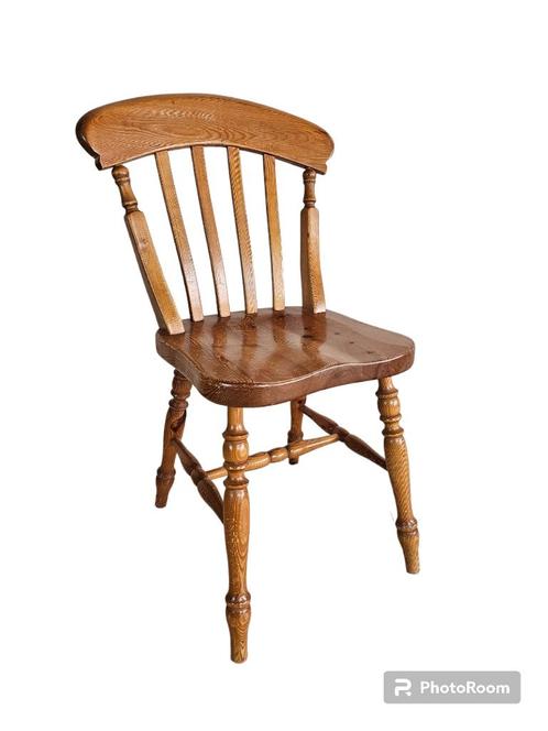 vintage stoel 5 in stock, Maison & Meubles, Chaises, Utilisé, Une, Bois, Brun, Enlèvement ou Envoi