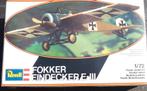 Revell FOKKER Eindecker E-III 1/72ième Neuf sous cello, 1:72 tot 1:144, Verzenden, Revell, Nieuw