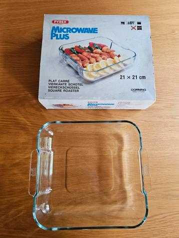 Plat de cuisson carré en verre Pyrex, Enlèvement, Comme neuf