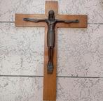 34 cm brons art deco beeld Christus religieus, Ophalen of Verzenden, Brons