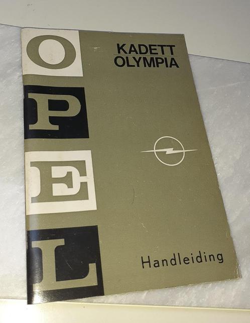 Boek handleiding Opel Kadett Olympia '60-'80, Autos : Divers, Modes d'emploi & Notices d'utilisation, Envoi