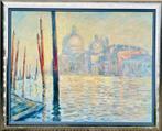 75 op 60 cm. Schilderij Venetië - 20ste eeuw, Antiek en Kunst, Kunst | Schilderijen | Klassiek, Ophalen