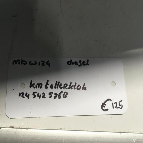 Mercedes W124 Diesel   Km Tellerklok   124 542 5768, Auto-onderdelen, Dashboard en Schakelaars, Gebruikt, Ophalen of Verzenden