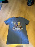 tshirt blauw riverwoods print blauw amper gedragen 164, Kinderen en Baby's, Kinderkleding | Maat 164, Ophalen of Verzenden, Zo goed als nieuw
