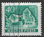 Hongarije 1960-1961 - Yvert 1337A - Kastelen (ST), Affranchi, Envoi